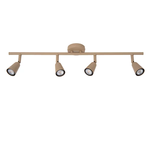 Lucide TIANA - Ceiling spotlight - 4xGU10 - Taupe | Essential - turned off